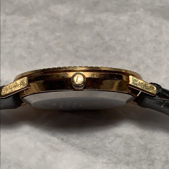 Seiko vintage gold plated st. Steel date watch